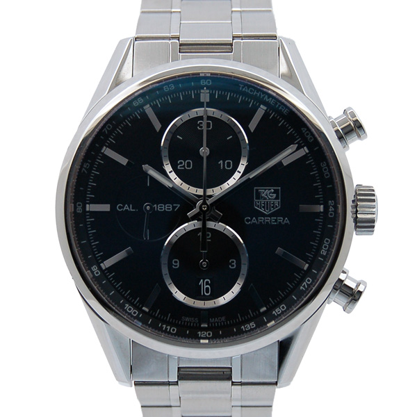 タグホイヤー　TAG HEUER　カレラクロノ　キャリバー1887　CAR2110.BA0720　41mm　SS　ブラック　自動巻　USED　中古
