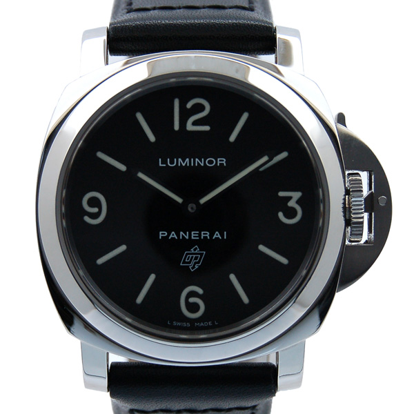 パネライ　PANERAI　ルミノールベースLOGO　44mm　PAM00000　手巻き　革ベルト　USED　中古