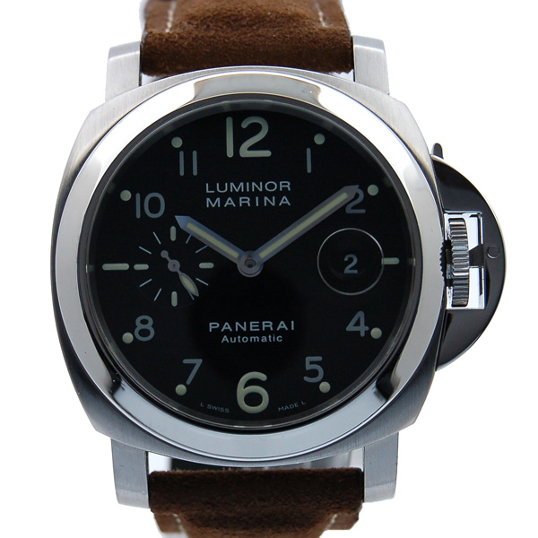 パネライ　PANERAI　ルミノールマリーナ　44mm　PAM00164　SS　ブラック　USED　中古