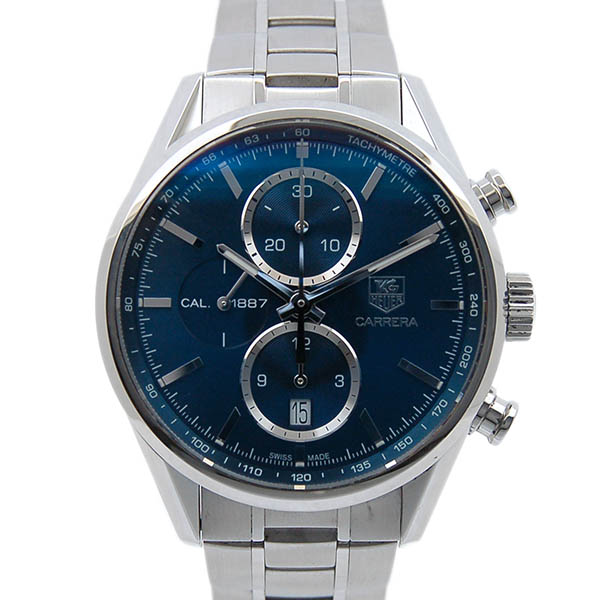 タグホイヤー　TAG HEUER　カレラクロノ　キャリバー1887　CAR2115.BA0724　41mm　SS　ブルー　自動巻　USED　中古