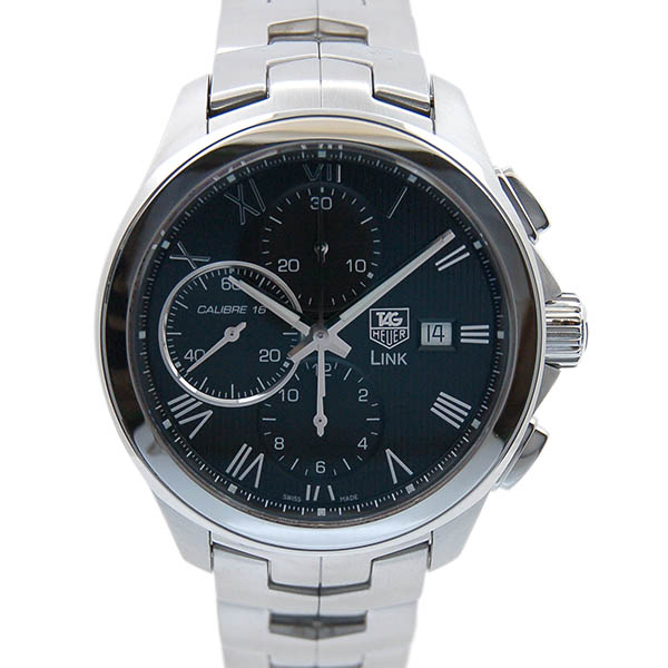 タグホイヤー　TAG HEUER　リンク　クロノグラフ　キャリバー16　CAT2012.BA0952　43mm　ブラックローマ　USED　中古