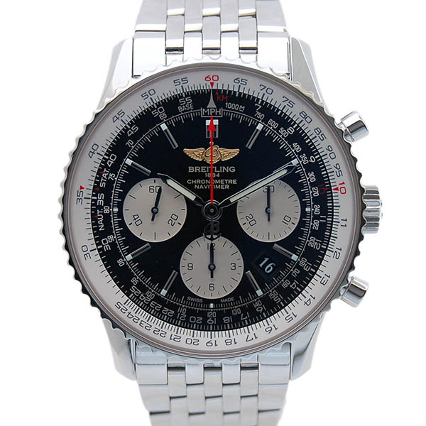 ブライトリング　BREITLING　ナビタイマー01　A022B01NP　自動巻　ブラック　SS　43mm　USED　中古