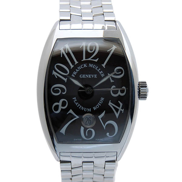 フランクミュラー　FRANCK MULLER　トノーカーベックス　7880SCDT　ブラウン　SS　USED　中古