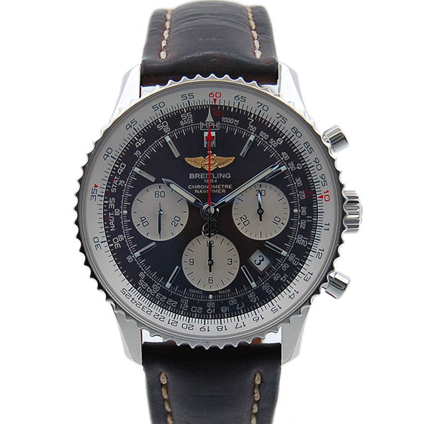 ブライトリング　BREITLING　ナビタイマー01　パンアメリカン　S022B05KBA　自動巻　ブラウン　世界１０００本限定　SS　革ベルト　43mm　USED　中古