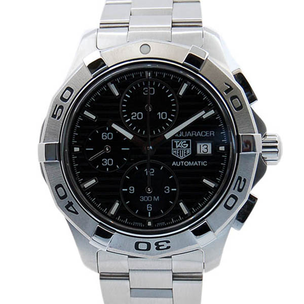 タグホイヤー　TAG HEUER　アクアレーサー　クロノグラフ　CAP2110.BA0833　SS　42mm　ブラック　USED　中古