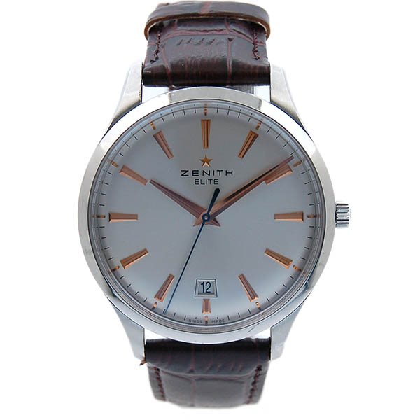 ゼニス　ZENITH　キャプテンエリート 03.2020.670/01.C498　SS　40mm　シルバー　USED　中古