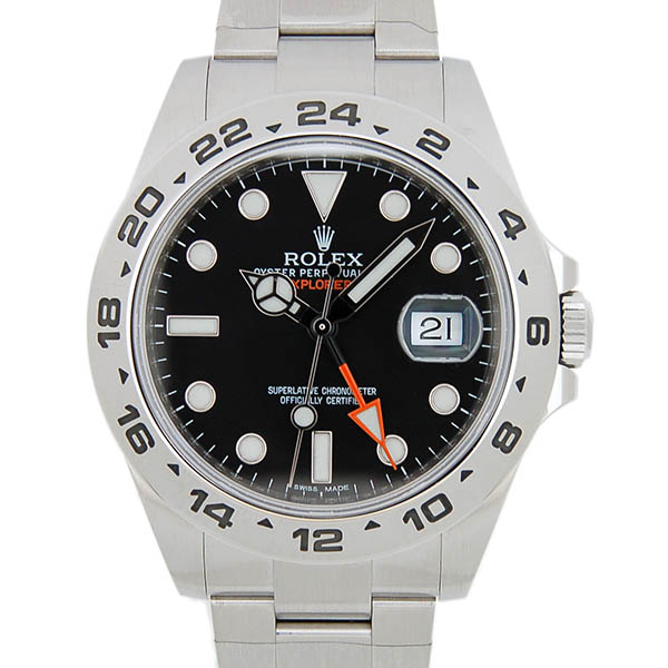 ロレックス　ROLEX　エクスプローラー2　ブラック　Ref.216570　新型　GMT　ランダム　USED　中古