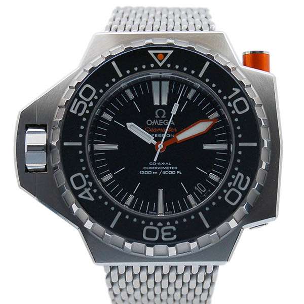オメガ　OMEGA　シーマスター　プロプロフ1200　224.30.55.21.01.001　ブラック　SS　USED　中古