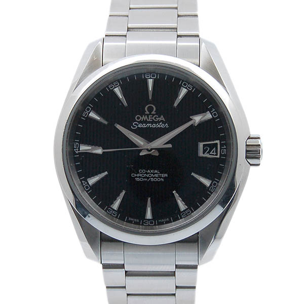 オメガ　OMEGA　シーマスター　アクアテラ　231.10.39.21.01.001　メンズ　38,5mm　SS　ブラック　USED　中古