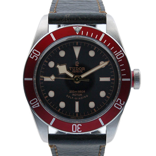 チューダー(チュードル)　TUDOR　ヘリテージ　ブラックベイ　79220R　41mm　ブラック　革ベルト　USED　中古