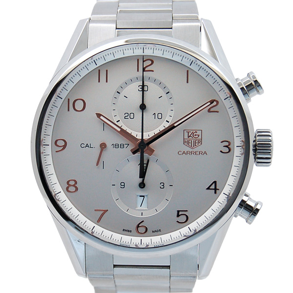 タグホイヤー　TAG HEUER　カレラクロノ1887　CAR2012.BA0799　SS　シルバー　43mm　金針　USED　中古