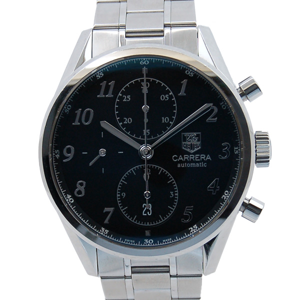 タグホイヤー　TAG HEUER　カレラ　ヘリテージ　キャリバー16　ブラック　CAS2110.BA0730　SS　USED　中古