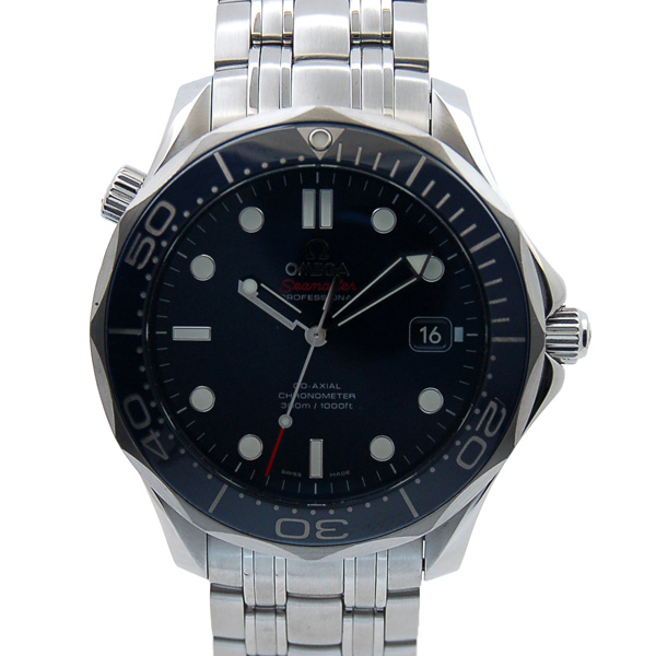 オメガ　OMEGA　シーマスター300　コーアクシャル　212.30.41.20.03.001　ブルー　41mm　USED　中古