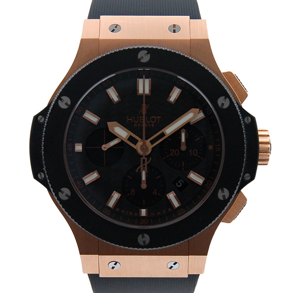 ウブロ　HUBLOT　ビッグバン　エボリューション　セラミックゴールド　301.PM.1780.RX　44,5mm　18KPG　ブラックカーボン　USED　中古