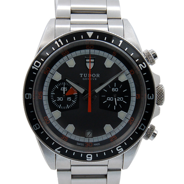 チューダー(チュードル)　TUDOR　ヘリテージクロノ　70330N　42mm　SS　自動巻　グレー　USED　中古