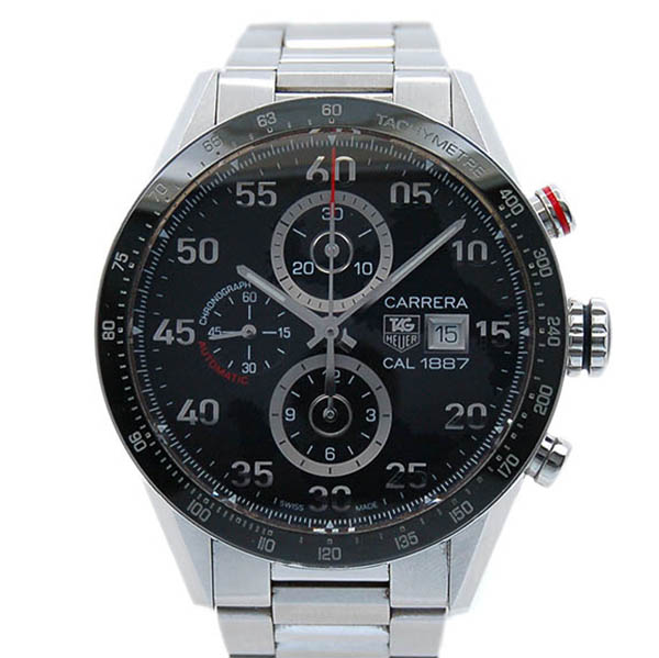 タグホイヤー　TAG HEUER　カレラタキメータークロノ　キャリバー1887　CAR2A10.BA0799　ブラック　SS　43mm　USED　中古