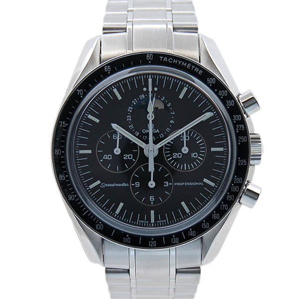 オメガ　OMEGA　スピードマスターPro　ムーンフェイズ　3576.50　手巻き　バックスケルトン　USED　中古