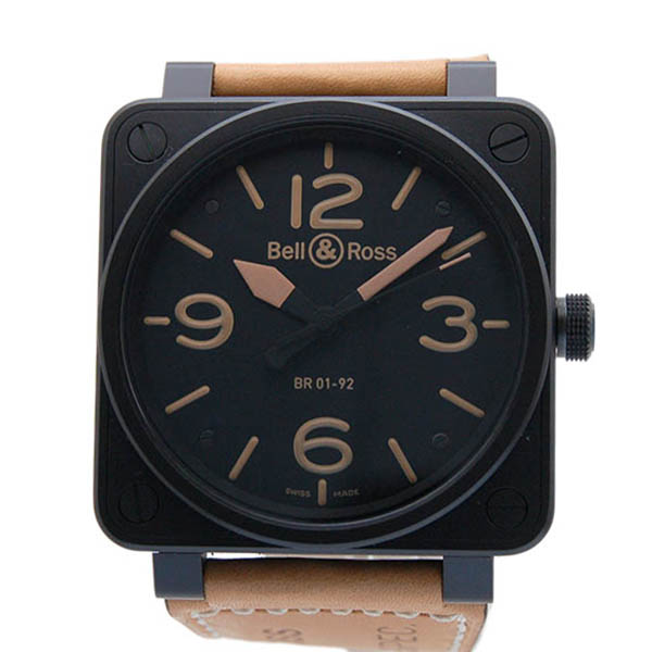 ベル＆ロス　BELL＆ROSS　BR01-92　HERITAGE　ヘリテージ　46mm　PVD　ブラック　USED　中古