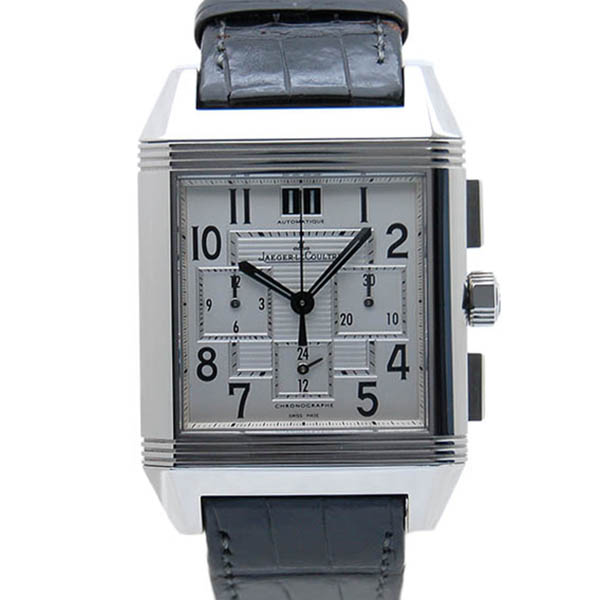 ジャガールクルト　Jaeger LeCoultre　レベルソ　スクアドラ　GMTクロノグラフ　Q7018420　SS　自動巻　USED　中古