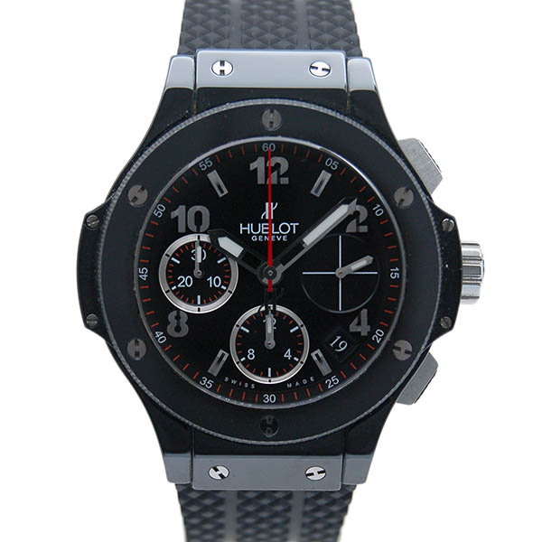 ウブロ　HUBLOT　ビッグバン　ブラックマジック　342.CX.130.RX　セラミック　41mm　ブラック　自動巻　USED　中古