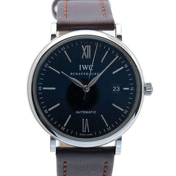 IWC　ポートフィノ　IW356502　SS　40mm　ブラック　USED　中古