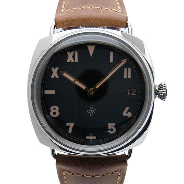 パネライ　PANERAI　ラジオミール　カリフォルニア　3デイズ　PAM00424　O番　SS　47mm　手巻き　ブラック　USED　中古