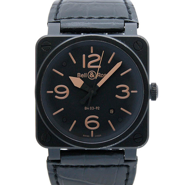 ベル＆ロス　BELL＆ROSS　BR03-92　HERITAGE　ヘリテージ　42mm　PVD　ブラック　USED　中古