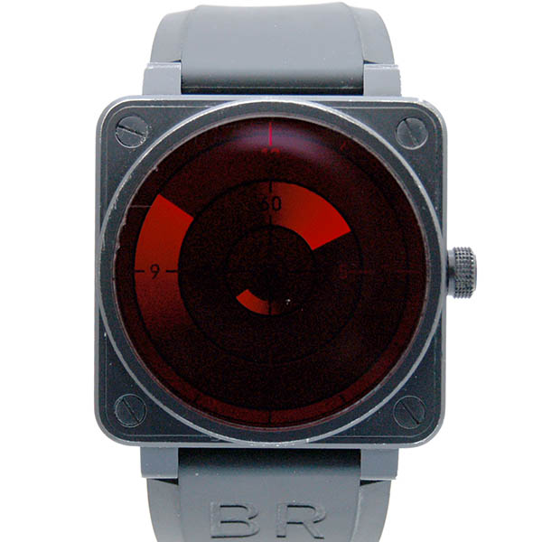 ベル＆ロス　BELL＆ROSS　BR01-92　レッドレーダー　PVD　46mm　世界999本限定　USED　中古