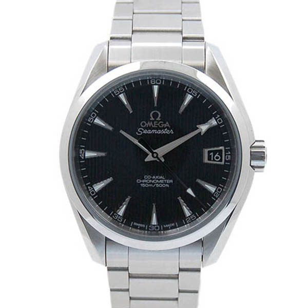 オメガ　OMEGA　シーマスター　アクアテラ　231.10.39.21.01.001　メンズ　38,5mm　SS　ブラック　USED　中古