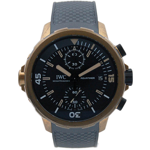 IWC　アクアタイマー クロノグラフ エクスペディション チャールズ ダーウィン IW379503 ブラック　ラバー　ブロンズ　44mm　USED　中古