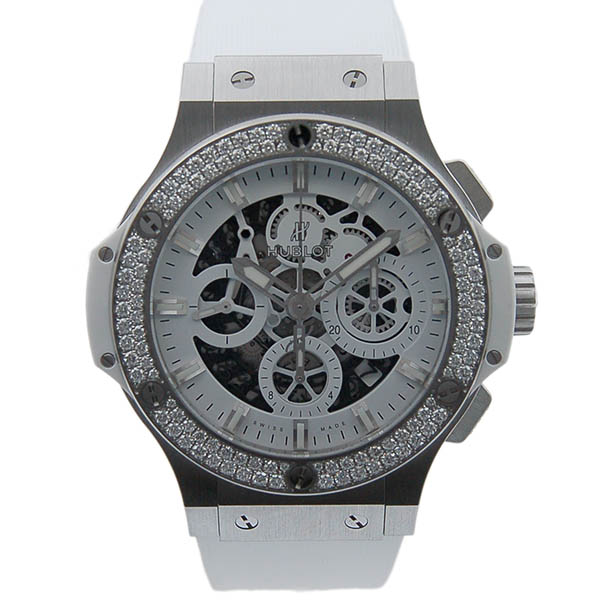 ウブロ　HUBLOT　アエロバン　オールホワイト　ダイヤモンド　311.SE.2010.RW.1104.JSM12　日本限定　USED　中古