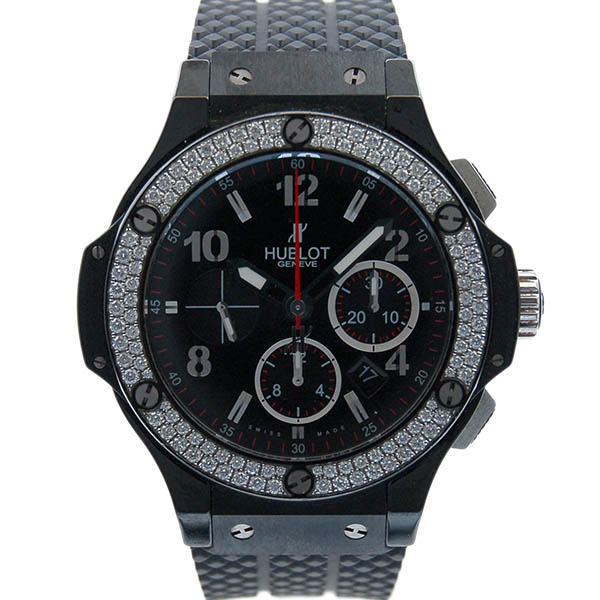 ウブロ　HUBLOT　ビッグバン　ブラックマジック　301.CV.130.RX.114　ベゼルダイヤ　44mm　USED　中古