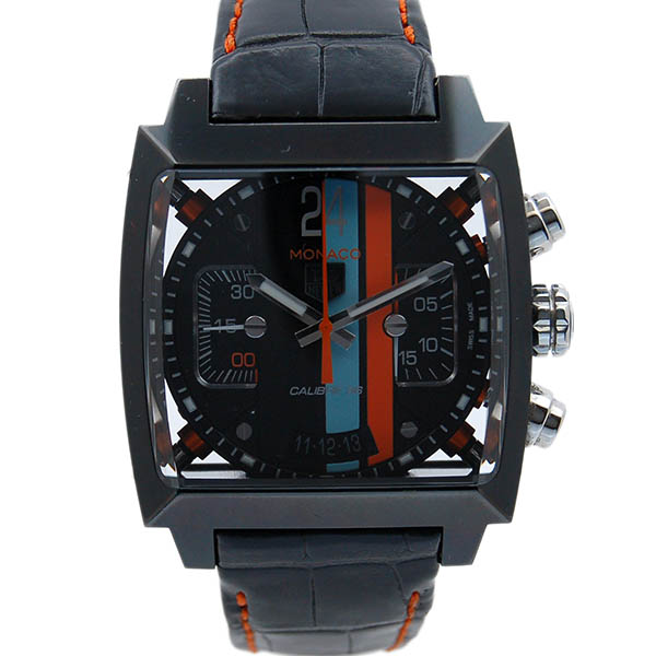 タグホイヤー　TAG HEUER　モナコ24　キャリバー36　クロノグラフ　CAL5110.FC6265　PVD　40,5mm　USED　中古