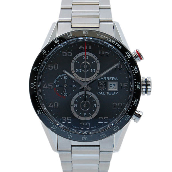 タグホイヤー　TAG HEUER　カレラタキメータークロノ　キャリバー1887　CAR2A11.BA0799　アンスラサイト　SS　43mm　USED　中古