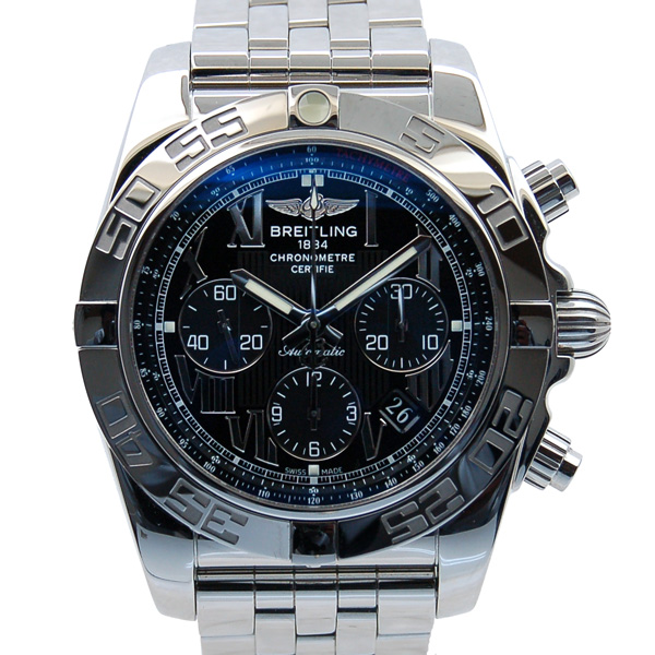 ブライトリング　BREITLING　クロノマット44　A011B56PA　ブラックローマ　SS　43,5mm　中古　USED