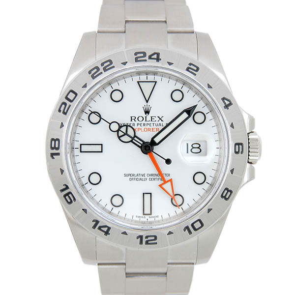 ロレックス　ROLEX　エクスプローラー2　ホワイト　Ref.216570　新型　GMT　ランダム番　未使用品