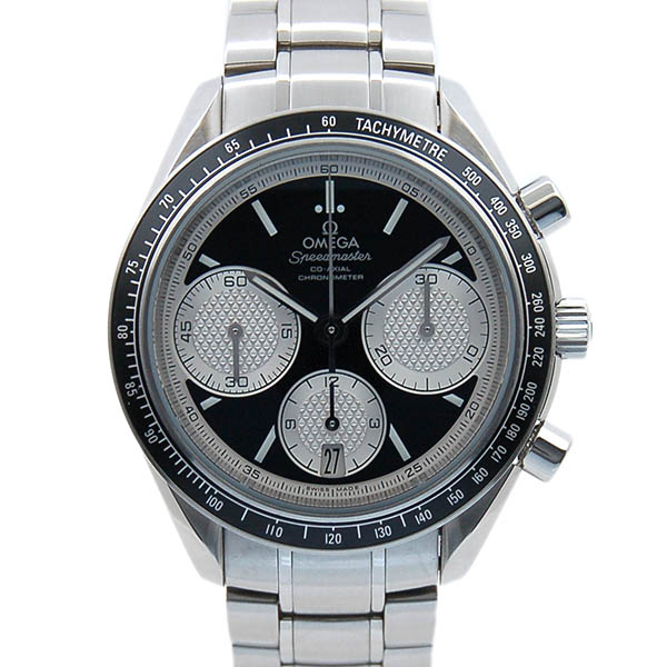 オメガ　OMEGA　スピードマスターレーシング　326.30.40.50.01.002　SS　ブラック　40mm　自動巻　USED　中古