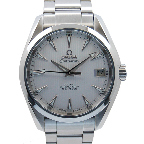 オメガ　OMEGA　シーマスター　アクアテラ　231.10.39.21.02.001　メンズ　38.5mm　SS　シルバータペストリー　USED　中古