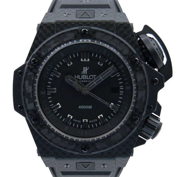 ウブロ　HUBLOT　キングパワー　オーシャノグラフィック4000　オールカーボン　731.QX.1140.RX　48mm　世界500本限定　USED　中古