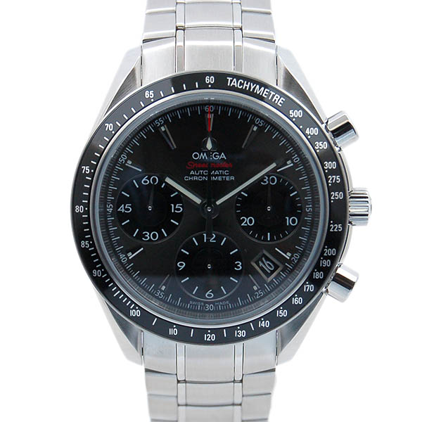 オメガ　OMEGA　スピードマスターオートマティックデイト　323.30.40.40.06.001　ブラック　未使用品