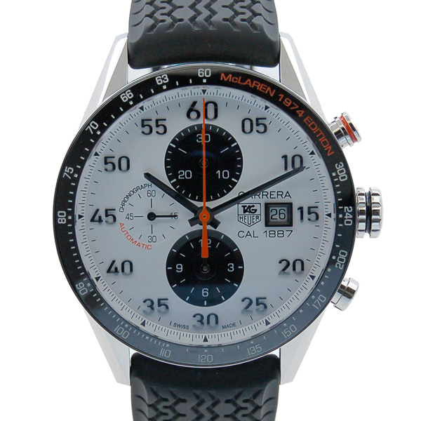 タグホイヤー　TAG HEUER　カレラ　クロノグラフ　キャリバー1887　CAR2A12.FT6033　マクラーレン40周年記念　未使用品
