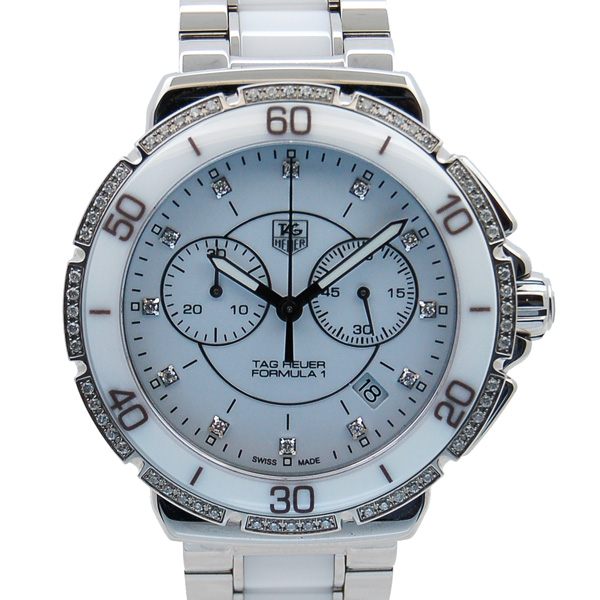 タグホイヤー　TAG HEUER　フォーミュラ1　クロノグラフ　CAH1213.BA0863　ベゼルダイヤ　USED　中古