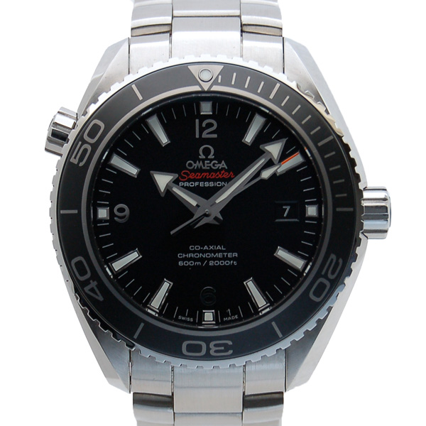 オメガ　OMEGA　プラネットオーシャン　232.30.46.21.01.001　ブラック　SS　45,5mm　USED　中古