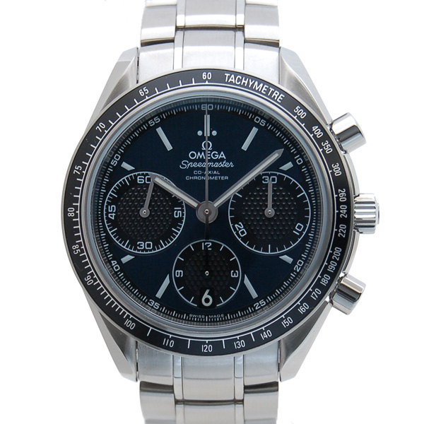 オメガ　OMEGA　スピードマスターレーシング　326.30.40.50.03.001　SS　ブルー/ブラック　40mm　自動巻　未使用品