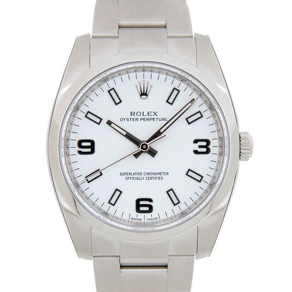 ロレックス　ROLEX　エアキング　Ref.114200　ホワイト369　自動巻　未使用
