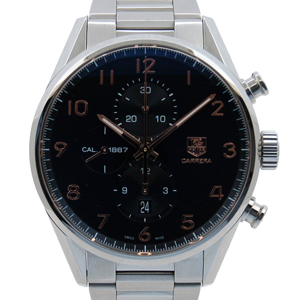 タグホイヤー　TAG HEUER　カレラクロノ1887　CAR2014.BA0799　SS　ブラック　金針　USED　中古