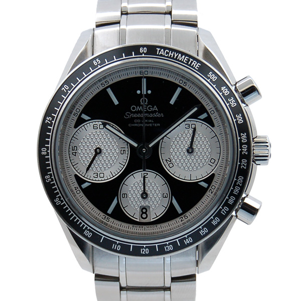 オメガ　OMEGA　スピードマスターレーシング　326.30.40.50.01.002　SS　ブラック　40mm　自動巻　USED　中古