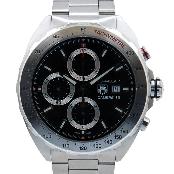 タグホイヤー　TAG HEUER　フォーミュラ1　クロノグラフ　CAZ2010.BA0876　ブラック　SS　44mm　USED　中古