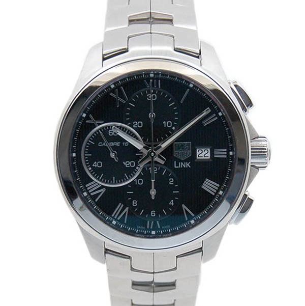 タグホイヤー　TAG HEUER　リンク　クロノグラフ　キャリバー16　CAT2012.BA0952　43mm　ブラックローマ　USED　中古