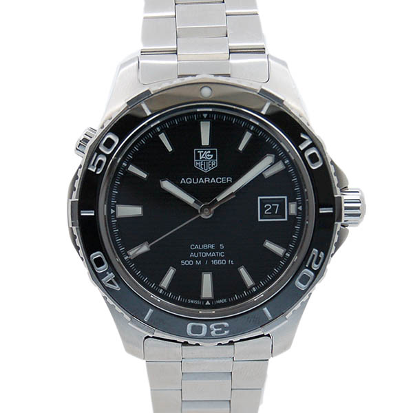 タグホイヤー　TAG HEUER　アクアレーサー　WAK2110.BA0830　41mm　ブラック　USED　中古
